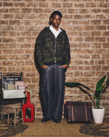 Boxing Glove Waffle Double Zip Hoodie