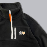 Doodle logo fleece halfzip