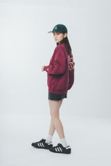 writing flower logo sweat