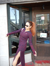 【jouetie×HTH】スリットニットワンピース