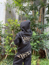 Universal logo lamé double knee pants