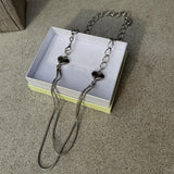 heart stone necklace