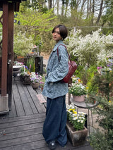 Check tailored ss jacket