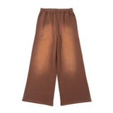 over dye universal logo wide sweat pants