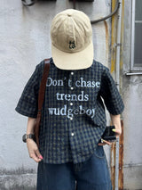 WB classic check shirt