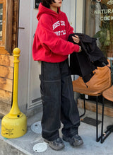 ツートーンポケットジーンズ