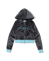 【090girl×高级拉芙】Velour Zip Hoodie