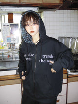 check reversible zip parker