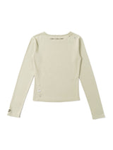 eyelet long sleeve tee