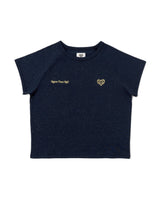 2 POINT LOGO GLITTER TEE