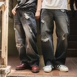 WUDGE BOY OVER DYE DAMAGE DENIM