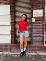 2 POINT LOGO GLITTER TEE