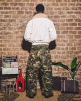 Western faux leather work jacket