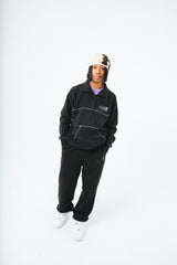 Half zip fleece setup