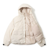 Space Logo Hooded Down Jacket