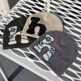 h花徽標無簷小便帽