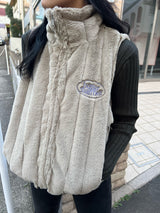 가짜 모피 조끼