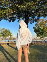 心臟徽標連帽衫