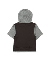Dots Hooded tee
