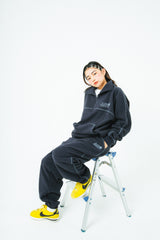 Half zip fleece setup