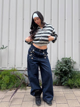 back belt denim