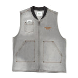 三葉草徽標牛仔布背心