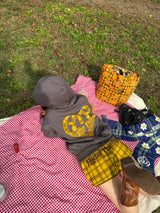 wiggle wiggle × HTH check pattern mini shorts