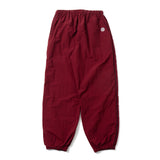N logo side-zip nylon pants