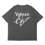 Foil pigment butterfly logo ss tee