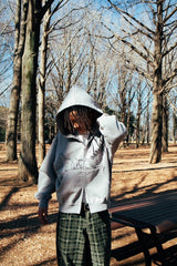 BLESSS U Pigment Zip Hoodie