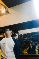 universal logo raglan ls tee