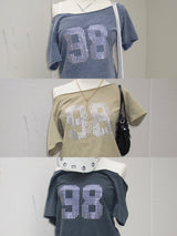 Heart Stud Numbering tee