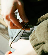 반 zip 양털 파카