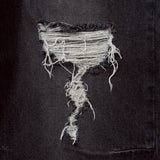 BU damage baggy denim pants