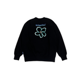 writing flower logo sweat