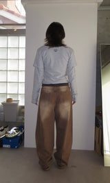 Layered border long tee