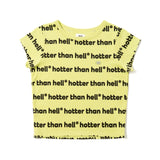 All over cropped Tee