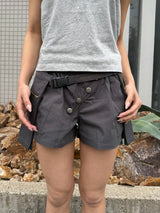 口袋腰带短裤