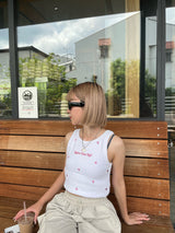 random heart tank top