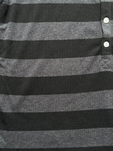 2-Layered Henley Rhinestone Tee