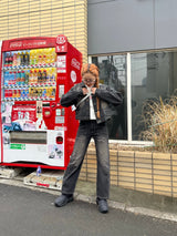 Curve Stitch Denim Pants