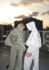 Vintage Like Heart Logo Hoodie