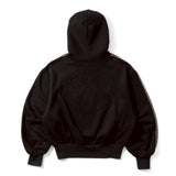 emboss heart logo hoodie