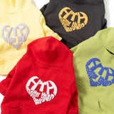 heart logo hoodie( for pets)