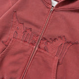 BLESSS U Pigment Zip Hoodie