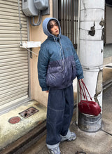 ツートーンポケットジーンズ