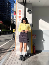 shaggy cropped cardigan