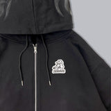 Galfy x 센티미터 지퍼 까마귀