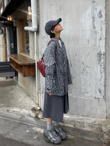 Check tailored ss jacket