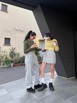 shaggy cropped cardigan